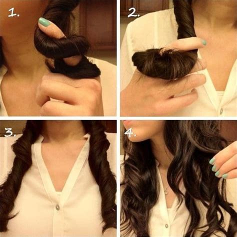 How To Curl Hair Without Heat In 5 Minutes Hairstylecamp Coiffure