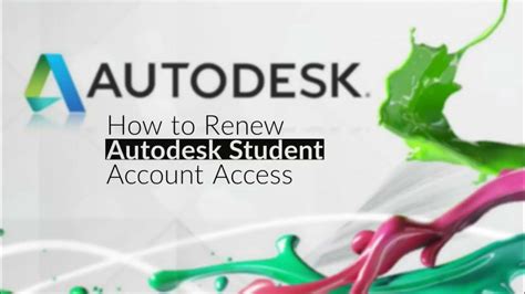 How To Renew Autodesk Student Account Quickly And Easily Youtube