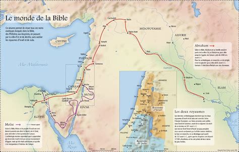 Infographie Cartes Bible