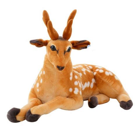 Deer Giant Plush Doll Cute Simulation Animal Plush Toy Soft Pillow