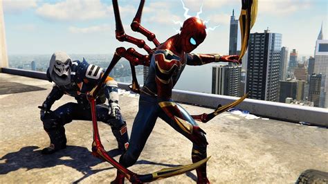 Spider Man Vs Taskmaster At Avengers Tower Spider Man Ps4 Youtube