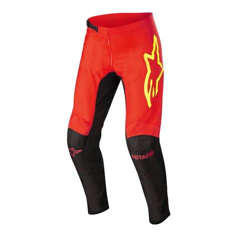 Spodnie Cross Alpinestars Fluid Tripple Black Fluo Red Fluo Yellow