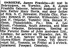 James Frankland Osborne 1862 1946 Find A Grave Memorial