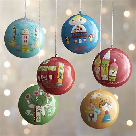 More Like Home: Handpainted Ornaments {around the world}