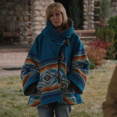 Beth Dutton Blue Coat Yellowstone Kelly Reilly Jacket