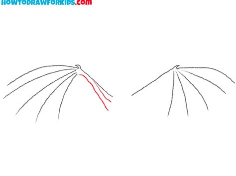 How to Draw Dragon Wings - Easy Drawing Tutorial For Kids