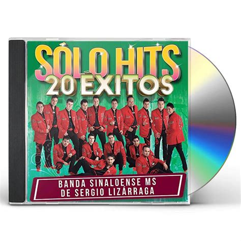 Banda Sinaloense Ms De Sergio Lizárraga Solo Hits 20 Exitos Cd