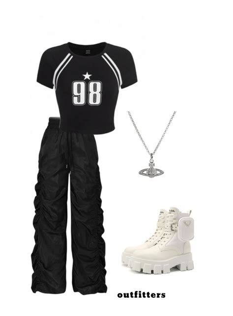 Y2K STAR GIRL OUTFIT INSPI BLACK in 2024 | Outfits, Practice outfits, Y2k fashion outfit