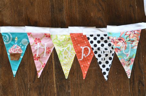 joy times two: birthday bunting banner tutorial