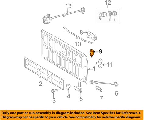 Toyota Tundra Tailgate Latch Assembly Human And Garden