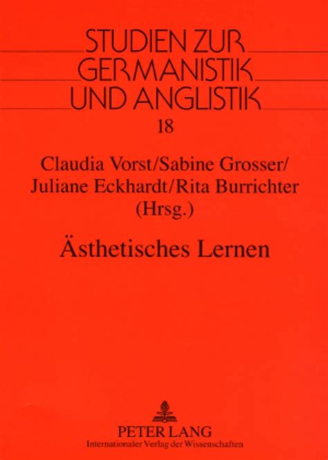 Ästhetisches Lernen - Peter Lang Verlag