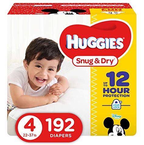 Huggies Snug & Dry – Size 4 – 192 Count – Zeed Essenstials