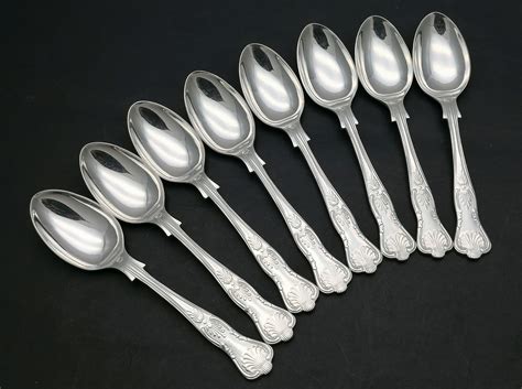 Kings Pattern Set Of Tea Spoons Epns A Silver Plated Edwin Blyde