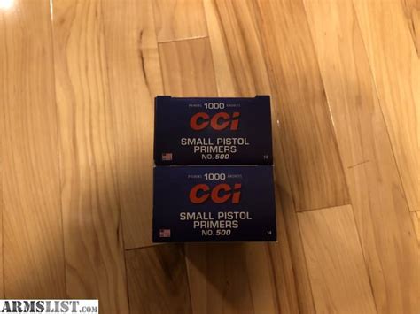 Armslist For Sale Cci Small Pistol Primers