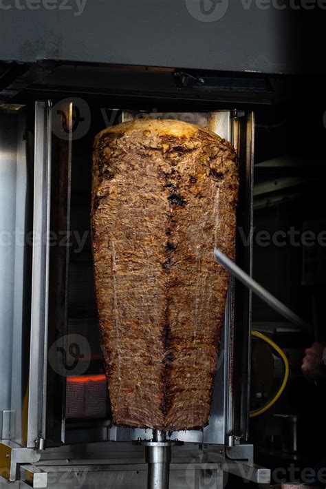 Traditional Turkish Doner Kebab Kebab On Skewer Turkish Cuisine Street Food 20545035 Stock