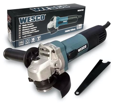 CHIARELI Esmerilhadeira Angular WESCO 115mm 4 1 2 750w WS4740