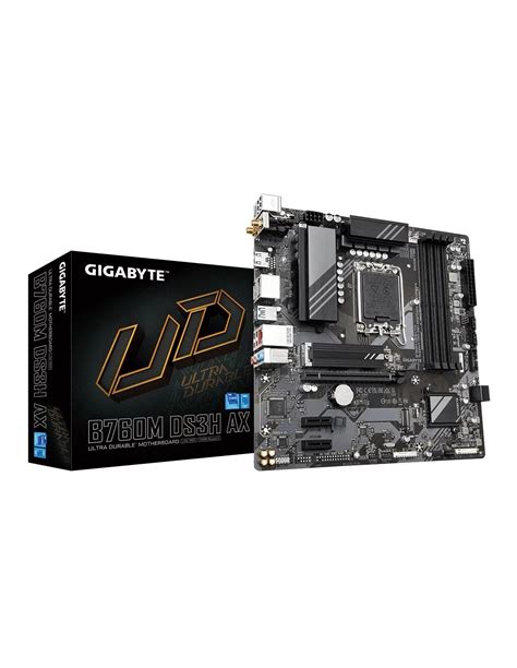 GIGABYTE B760M DS3H AX Scheda Madre Intel B760 Express LGA 1700 Micro ATX