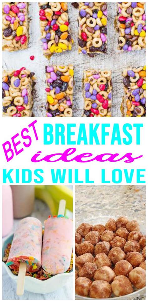 SUPER EASY quick breakfast ideas for kids! Tasty on the go ideas ...