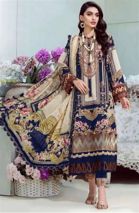 Shraddha Bin Saeed Vol Lawn Cotton Suits