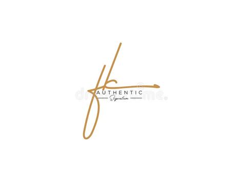 Letter Fk Signature Logo Template Vector Stock Vector Illustration Of