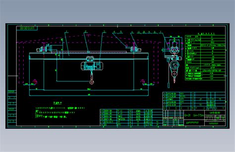 电动单梁悬挂起重机lx2 7a4全套图纸autocad 2004模型图纸下载 懒石网