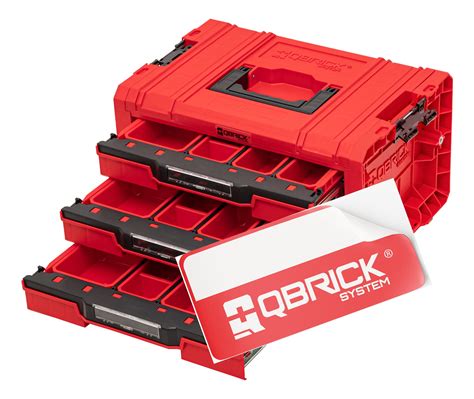 Skrzynka Qbrick System Pro Drawer Toolbox Expert Red Ultra Hd