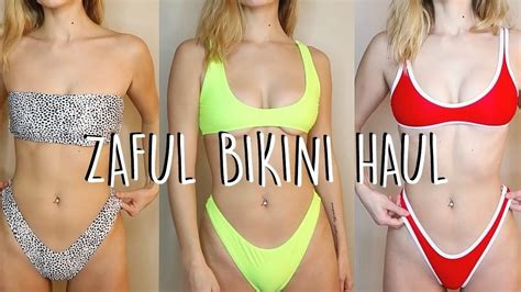 ZAFUL BIKINI HAUL TRY ON Hot Zaful Bikini Haul New Fashion Olivia