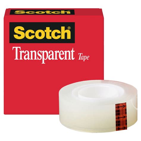 Departments M Scotch Transparent Cellophane Tape X Yd