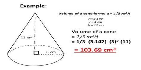 Volume Of Cone Zoefact