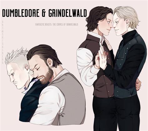 Fanart|Dumbledore x Grindewald by shisaireru on DeviantArt