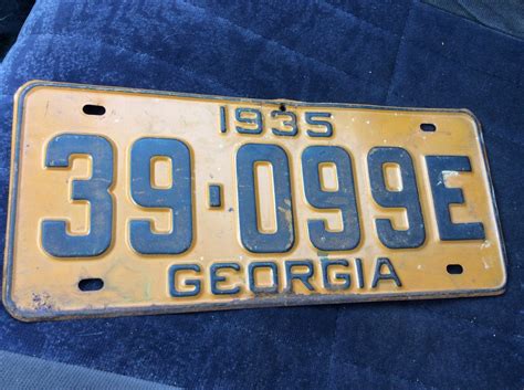 Georgia License Plates Available - slsupport