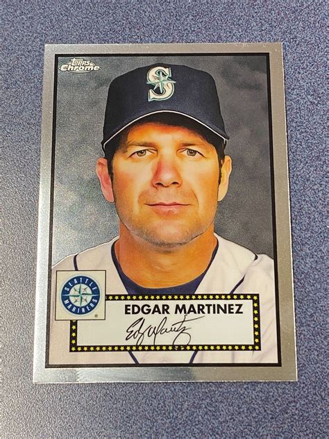 2021 Topps Chrome Platinum Anniversary 530 EDGAR MARTINEZ SEATTLE