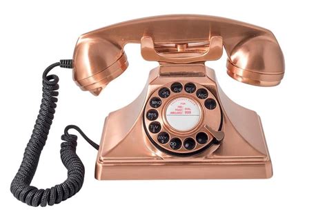 GPO Retro GPO 200 Classic Vintage Telephone With Rotary Dial Bronze