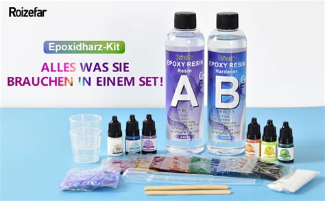 Epoxidharz Set Anf Nger Ml Glasklar Kunstharz Gie En Epoxy Resin