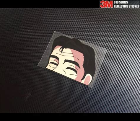 REFLECTIVE_BUNTA FUJIWARA PEEKING Initial D AE86 86 Sticker #I01 EUR 7,20 - PicClick FR