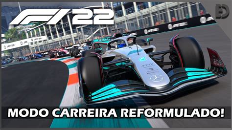 F1 22 NOVO MODO CARREIRA GP DE MIAMI E MAIS PT BR YouTube