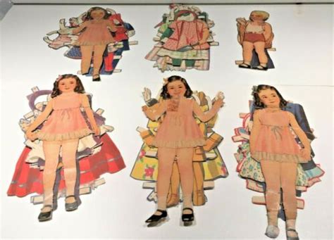 Vintage Dionne Quintuplets Paper Dolls Yvonne Annette Cecile