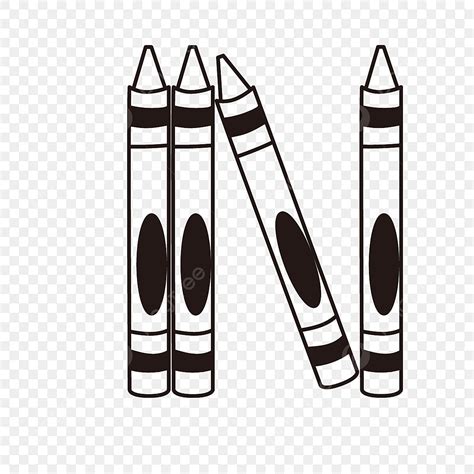 Crayon Clip Art Black And White Free Clipart Images, 58% OFF