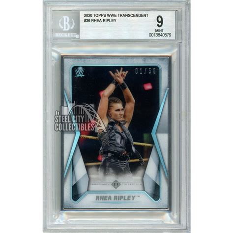 Rhea Ripley Topps Transcendent Wwe Collection Card Bgs