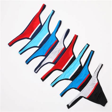 Pcs Lot Men Transparent Thongs G Strings Sexy Gay Underwear Smooth Ice Silk Briefs Mens Bikini