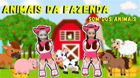 Os animais da fazenda para crianças Som dos Animais Animais da