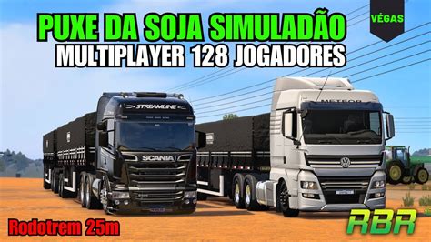 Ets Comboio Simulado No Puxe Da Soja Mapa Rbr Jogadores