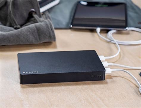 The mophie powerstation XXL with Lightning connector has 20,200 mAh