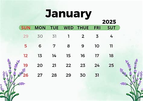 2025 Calendar Template Template Download on Pngtree