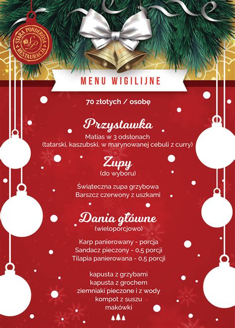 Menu Wigilijne Restauracja Krak W Wigilia W Ukrainie Kiedy