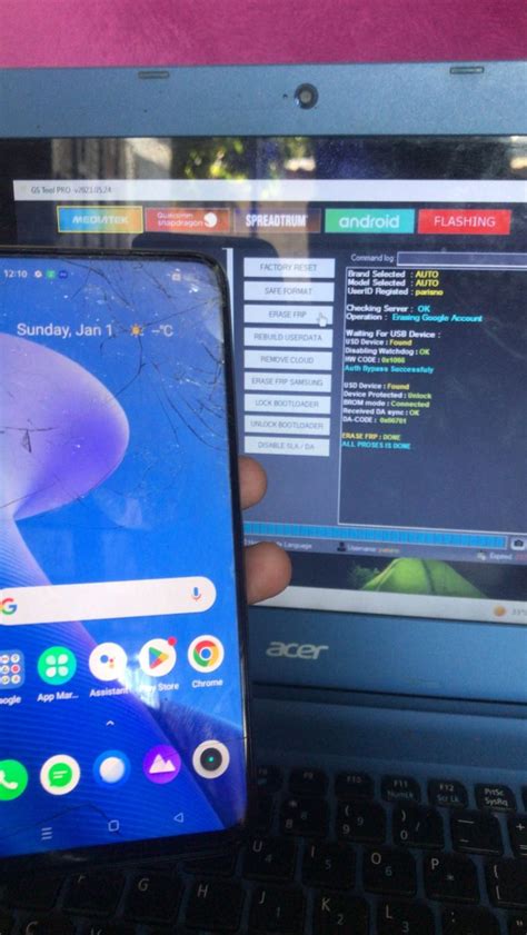 Hapus Pola FRP Infinix Hot Play Gstool Id