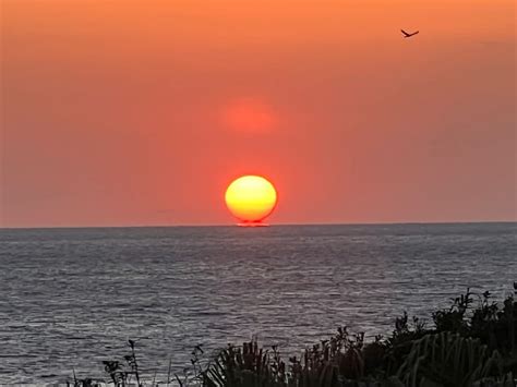 夕日が海に沈みました☀️ あいがえ