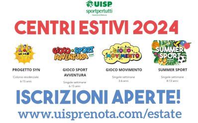 UISP Bolzano ISCRIZIONI APERTE PER I CENTRI ESTIVI 2024