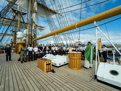 El Amerigo Vespucci Buque Insignia De La Marina Italiana Designado