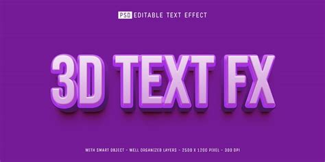 Premium PSD | Editable 3D text effect